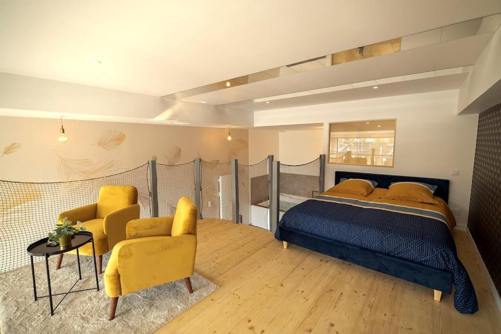 생발레리앙코 Loft De Luxe Le Chic, Grand Jacuzzi, Vue Port De Plaisance 아파트 외부 사진
