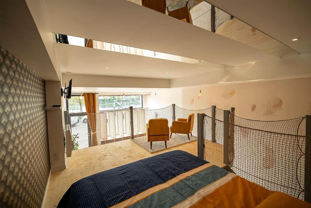 생발레리앙코 Loft De Luxe Le Chic, Grand Jacuzzi, Vue Port De Plaisance 아파트 외부 사진