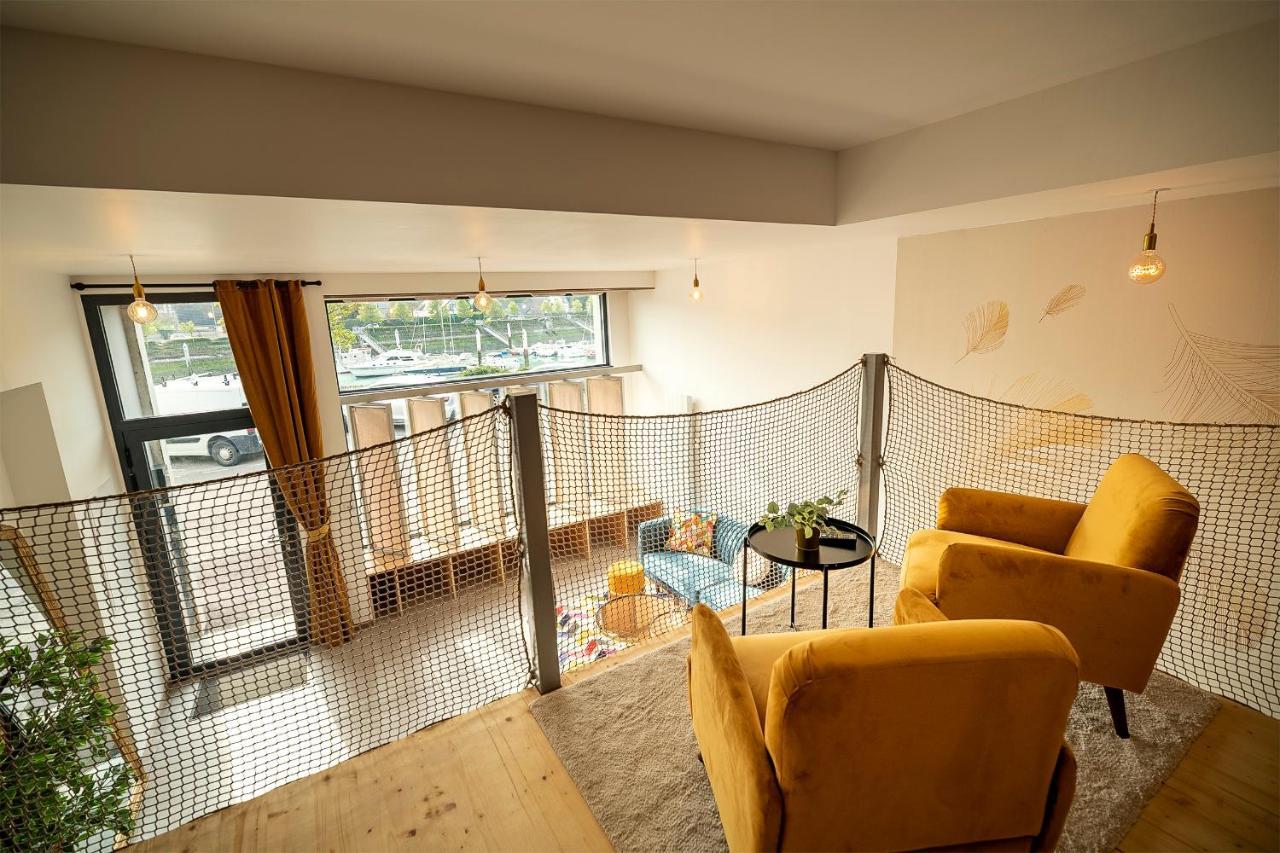 생발레리앙코 Loft De Luxe Le Chic, Grand Jacuzzi, Vue Port De Plaisance 아파트 외부 사진